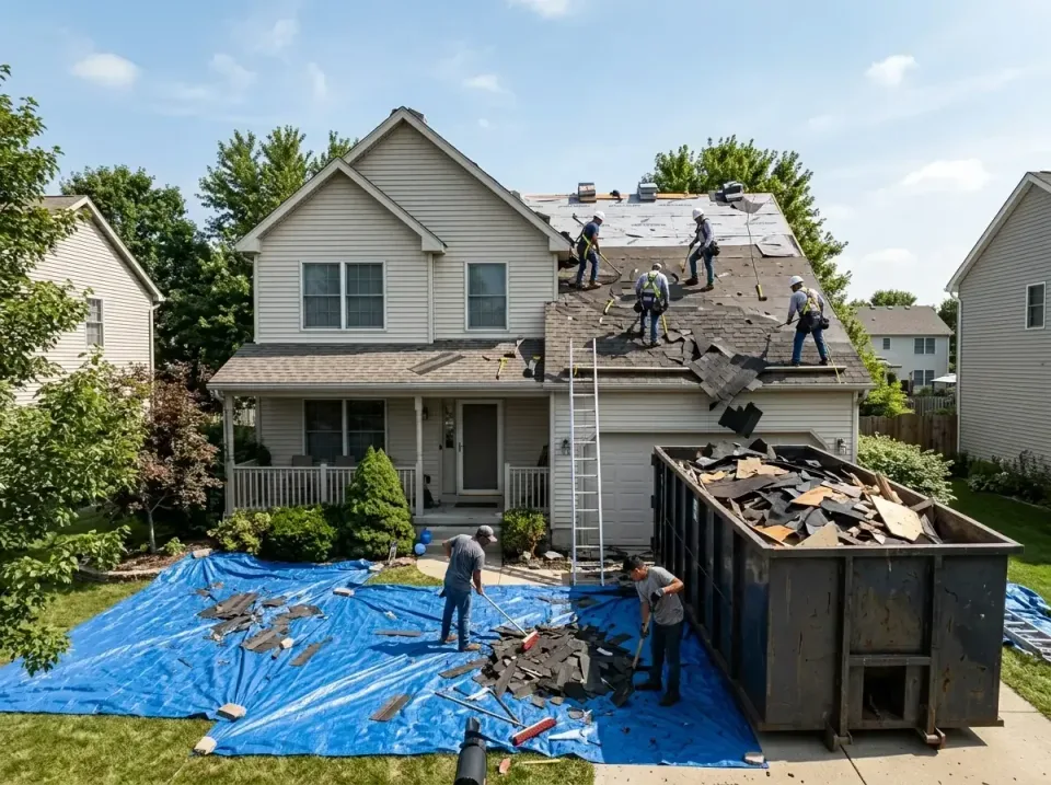 roof-replacement-debris-remova-004 — frequently asked questions, Cheapest Dumpster Rentals in Jacksonville, TX